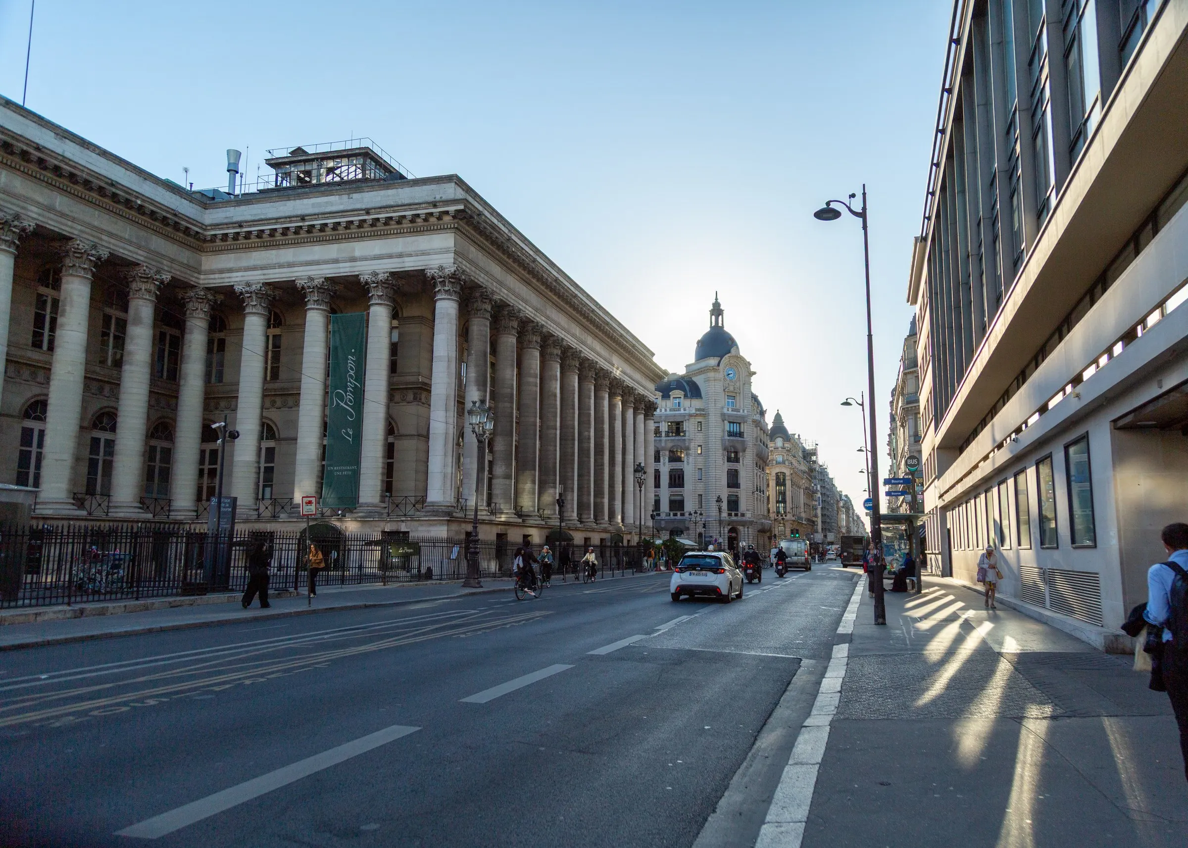 The Palais Brongniart, the old Paris stock exchange