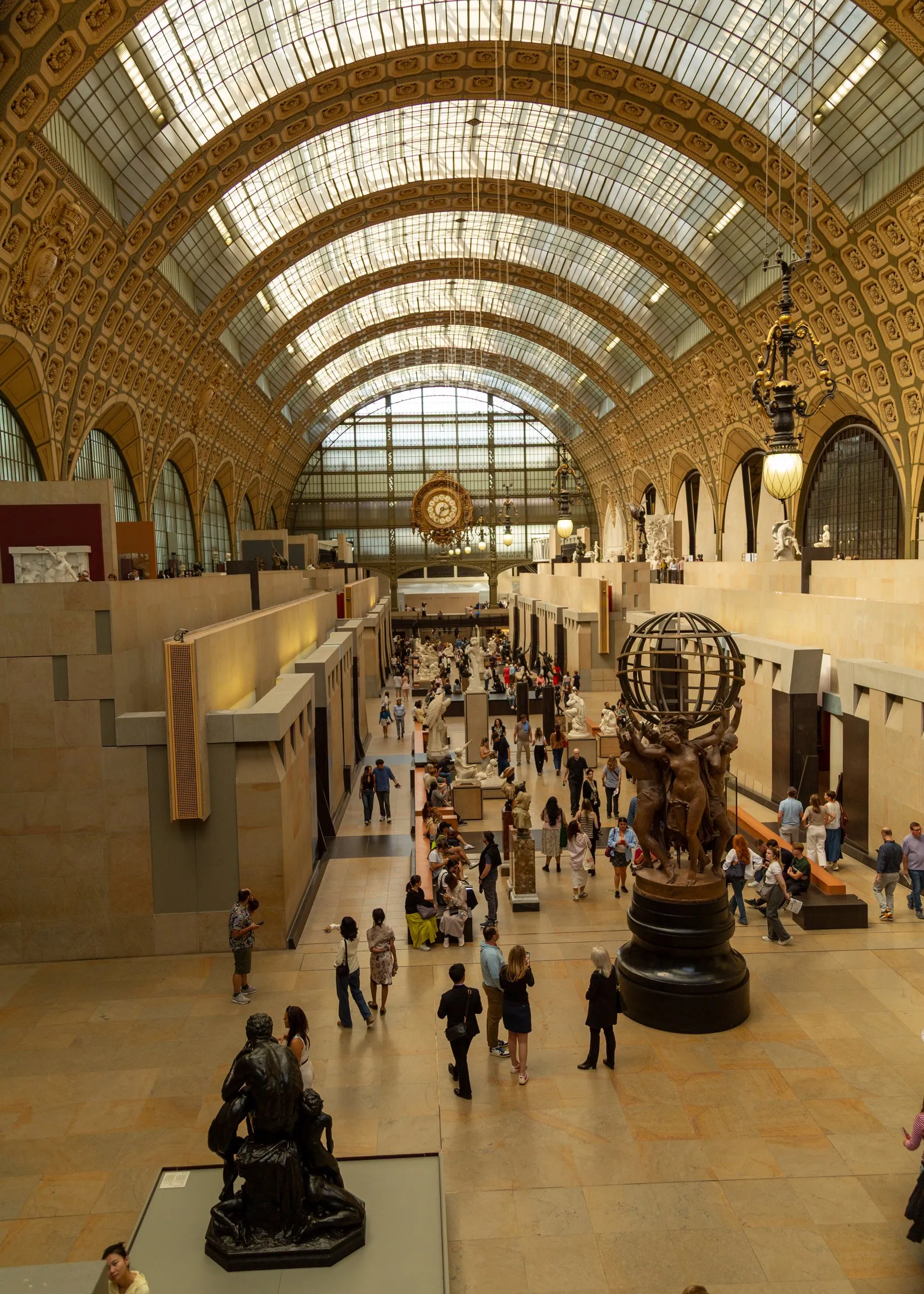 Looking down the nave of Orsay from the upper level