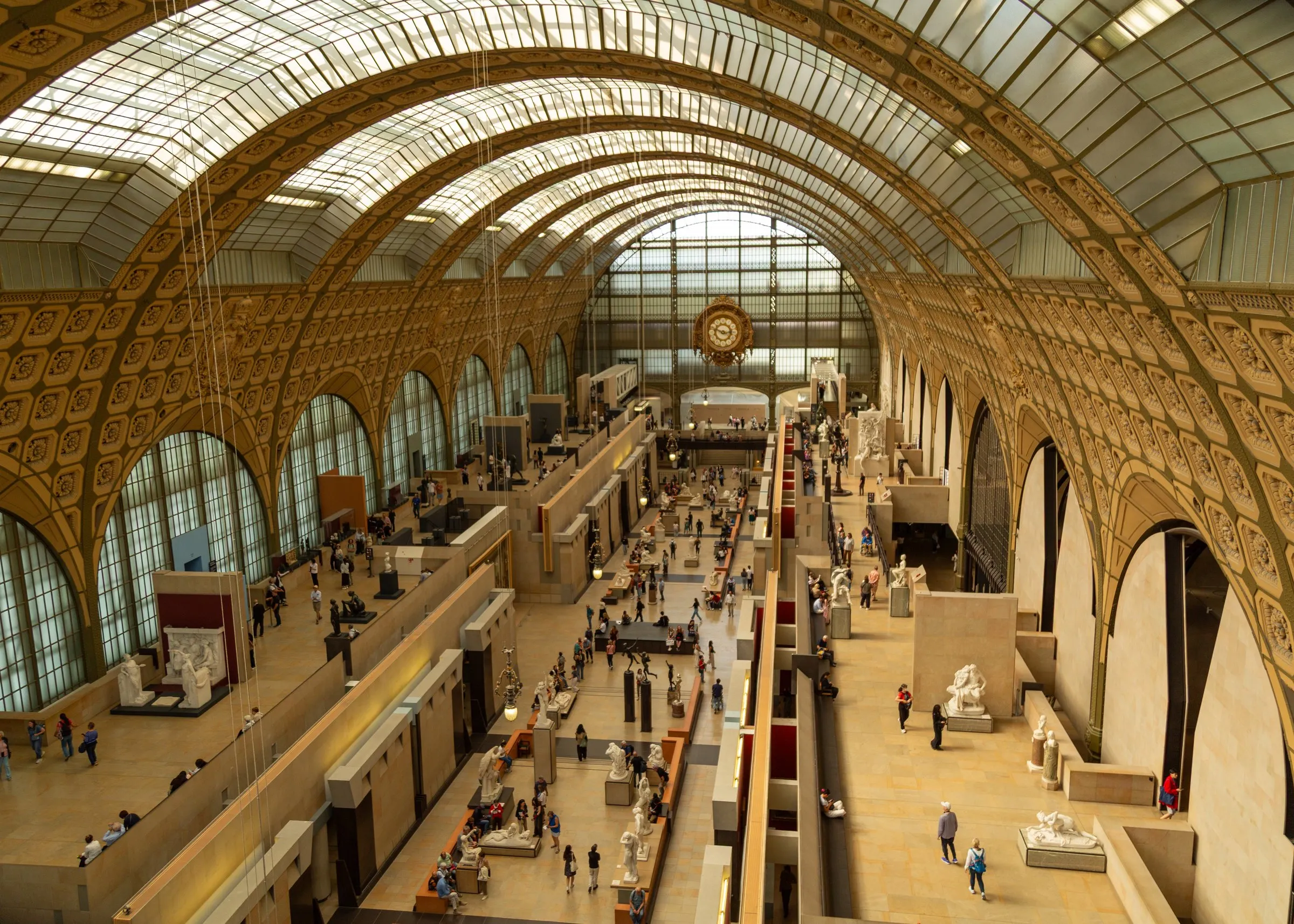 The whole length of Orsay's barrel vault