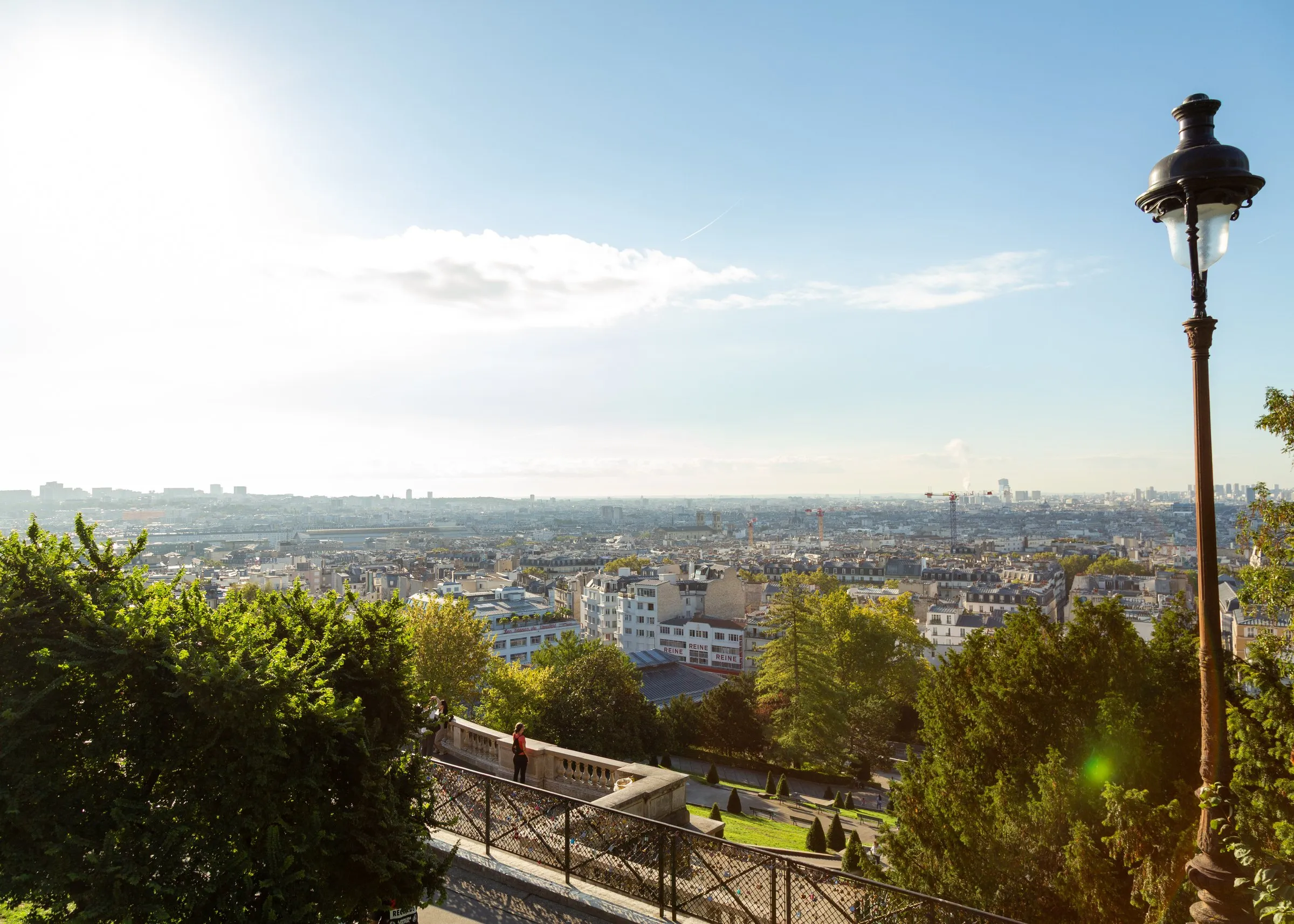 Paris from the hill below Sacré-Cœur