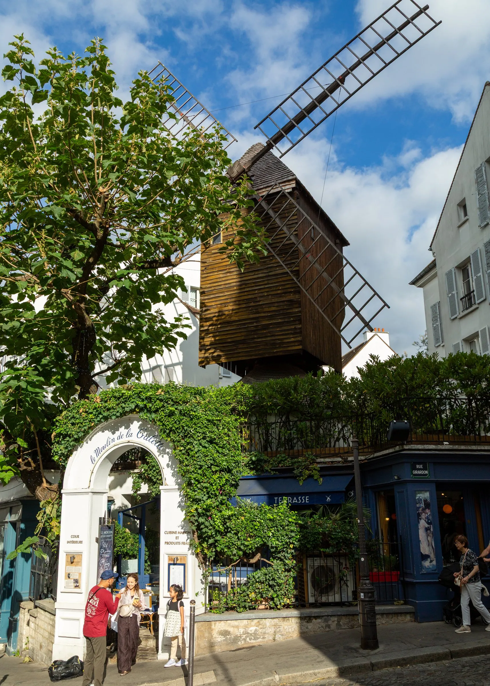 The Moulin de la Galette windmill