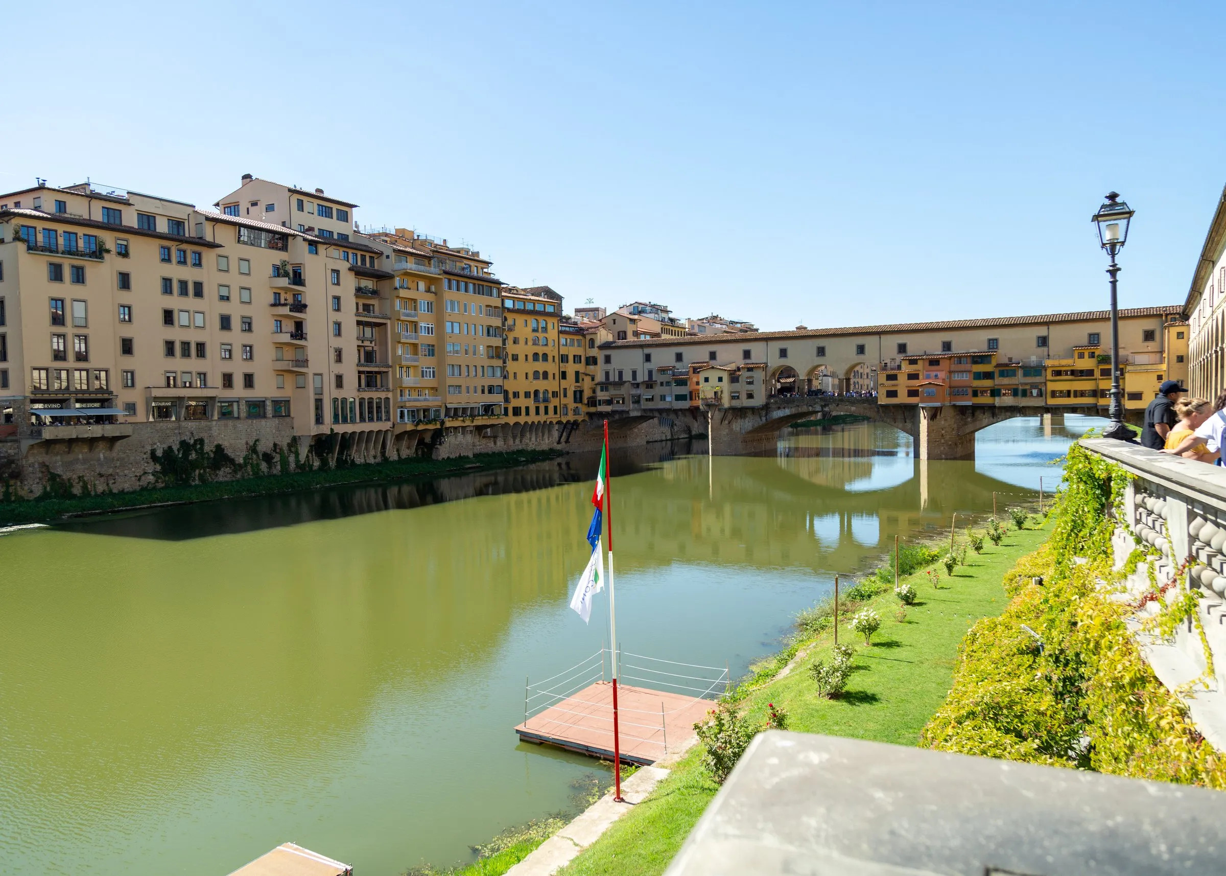 The Arno toward the Ponte Vecchio