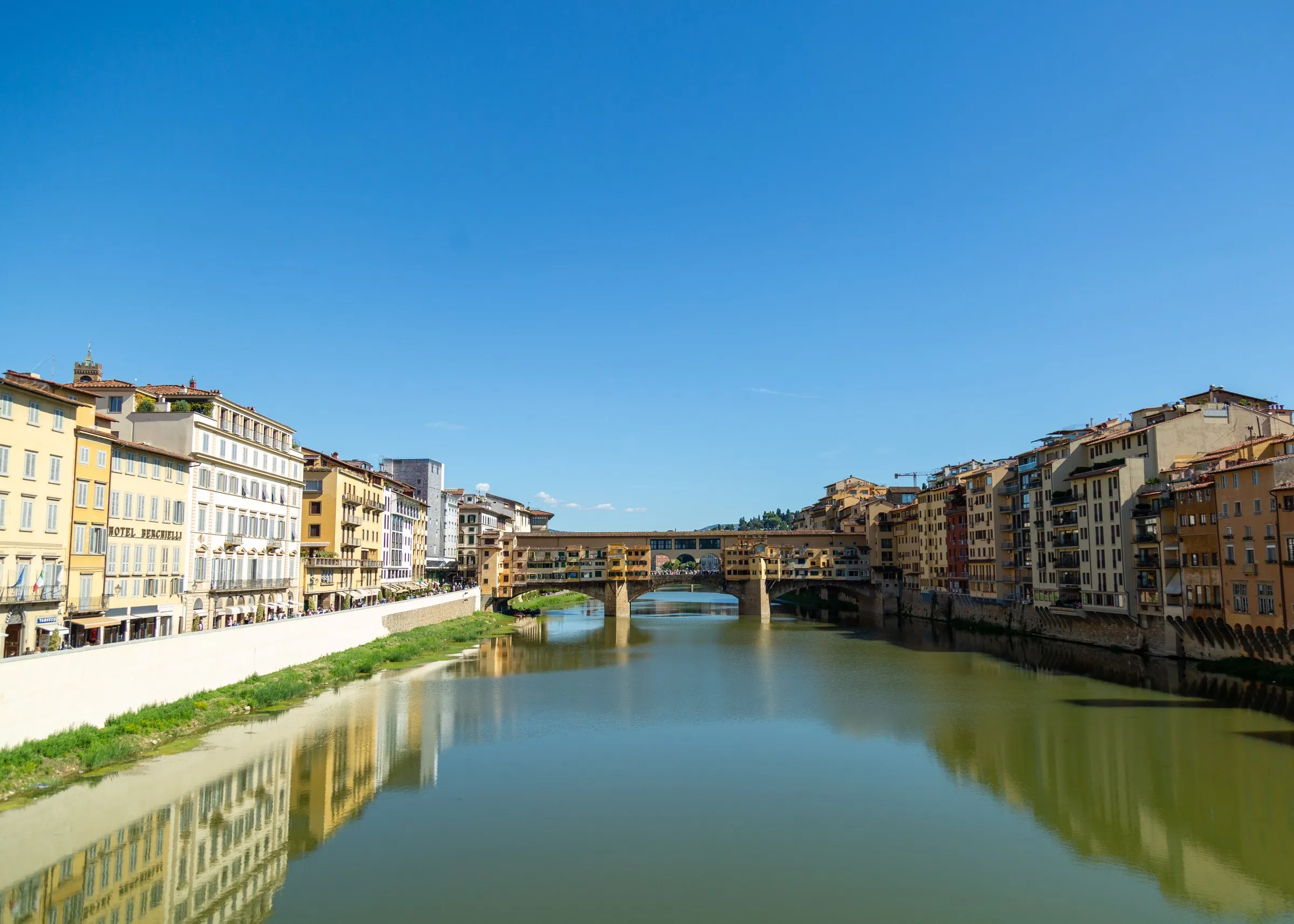 The Ponte Vecchio from the Ponte Santa Trinita