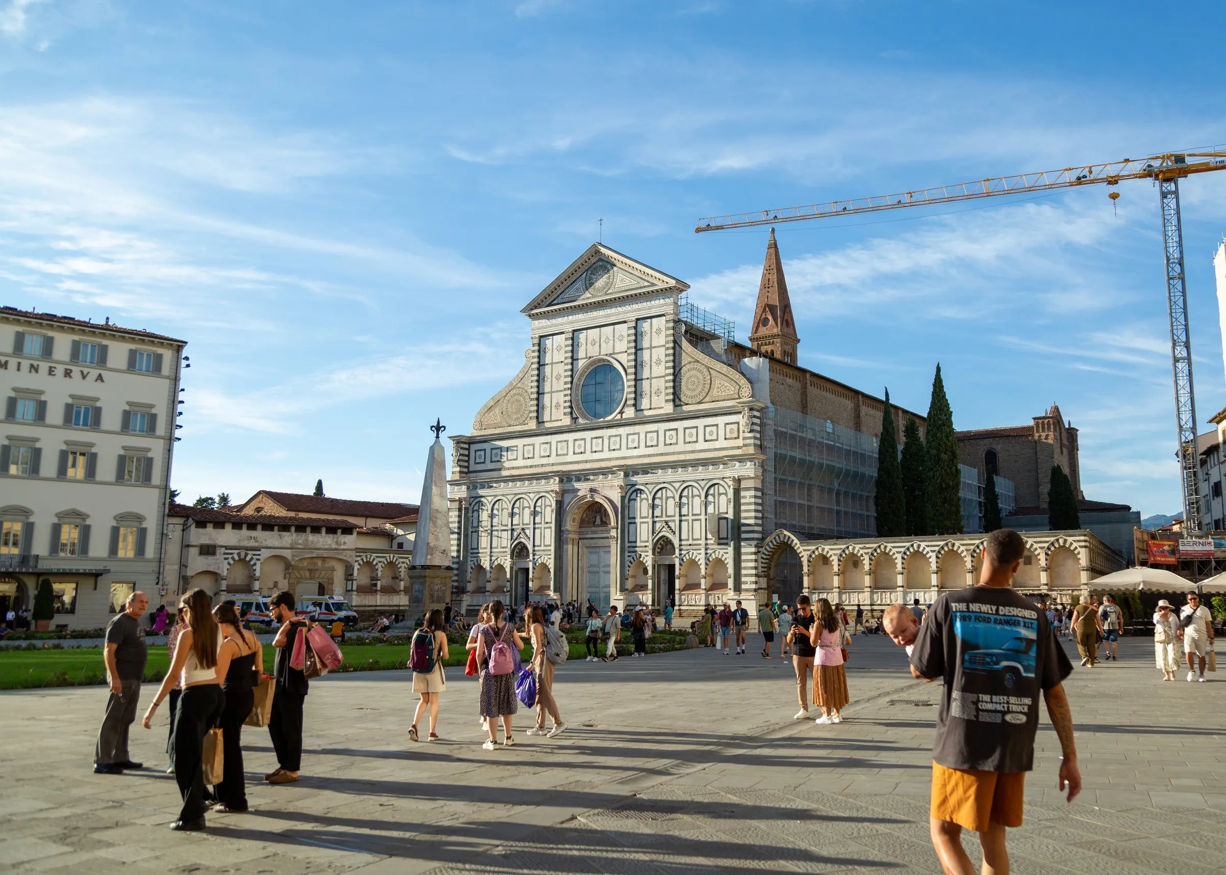 Santa Maria Novella in the late-afternoon sun