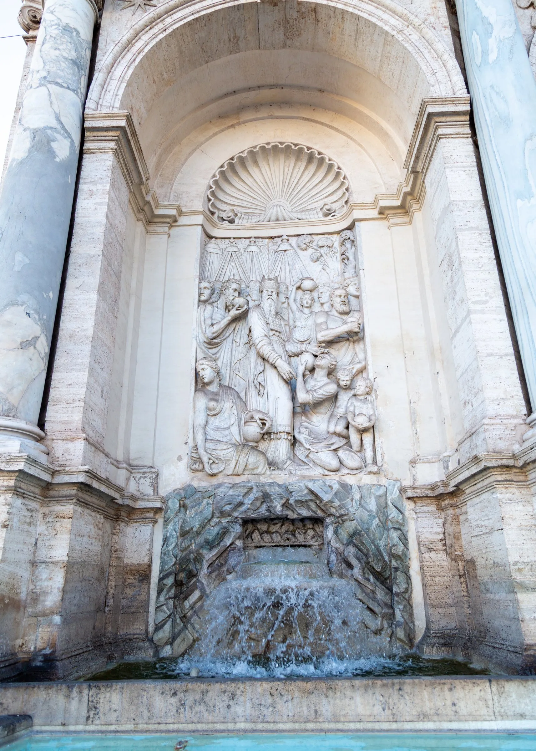 A relief panel on the Acqua Felice