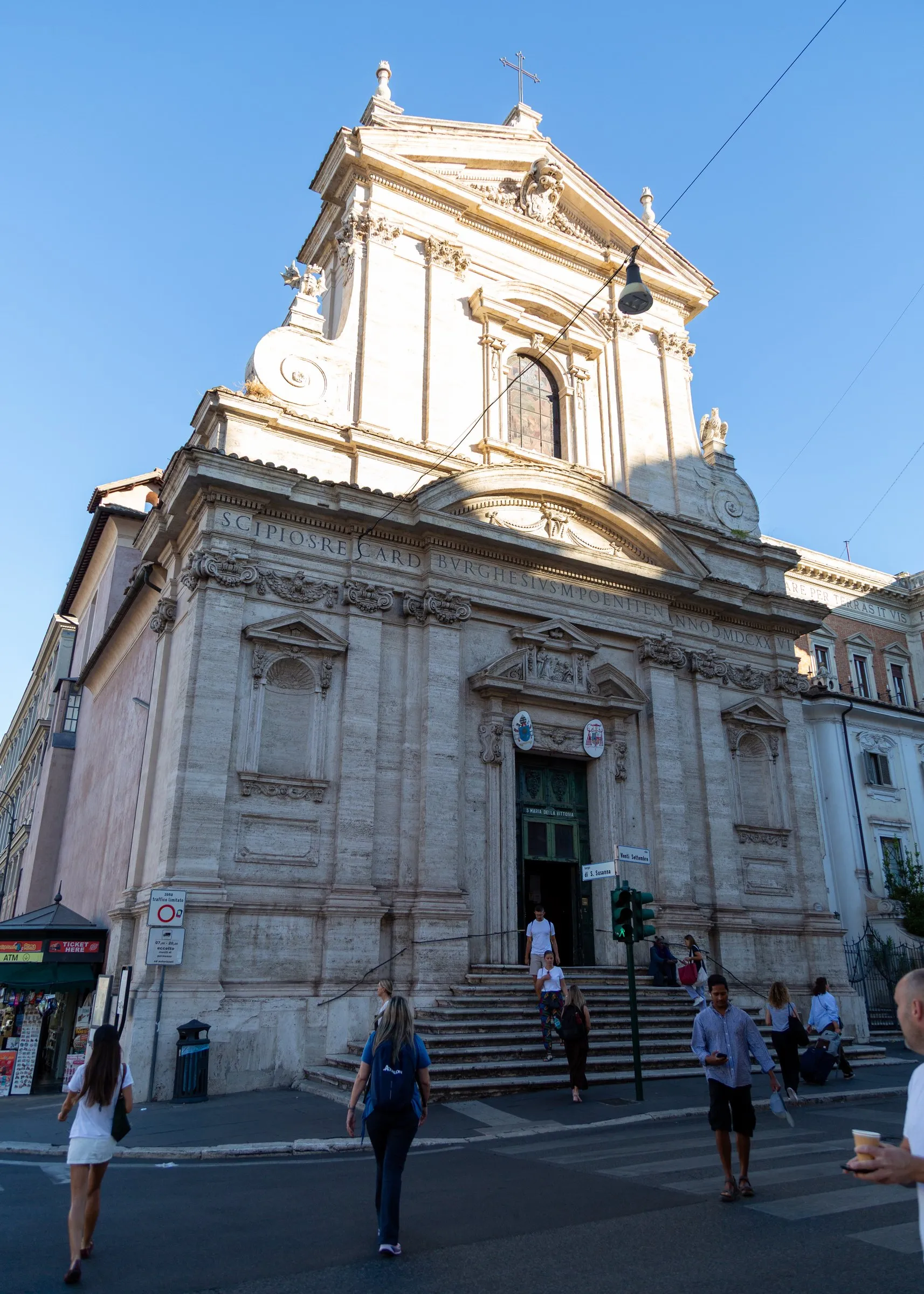 Santa Maria della Vittoria's façade