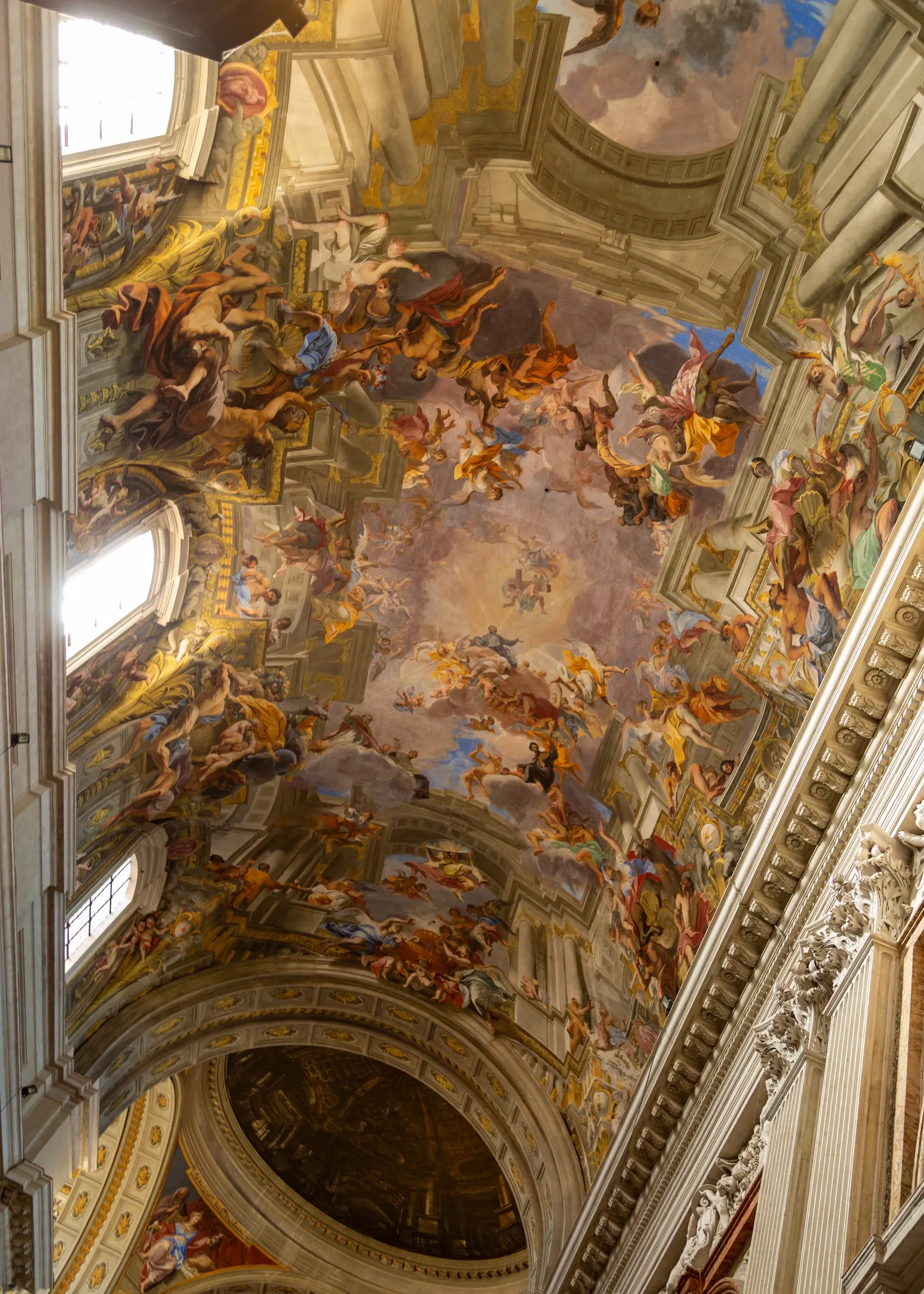 Pozzo's ceiling, looking straight up