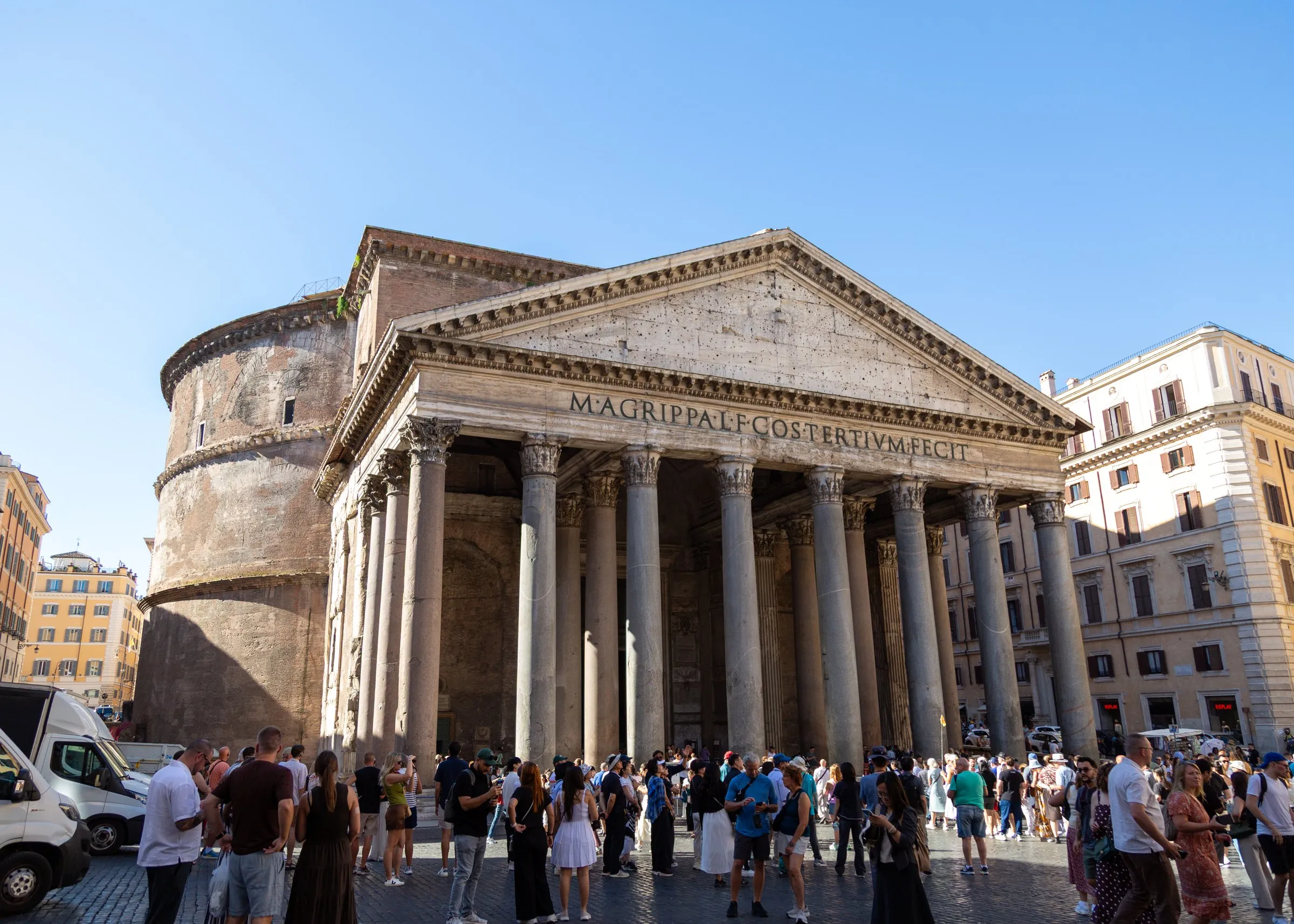 The Pantheon's portico
