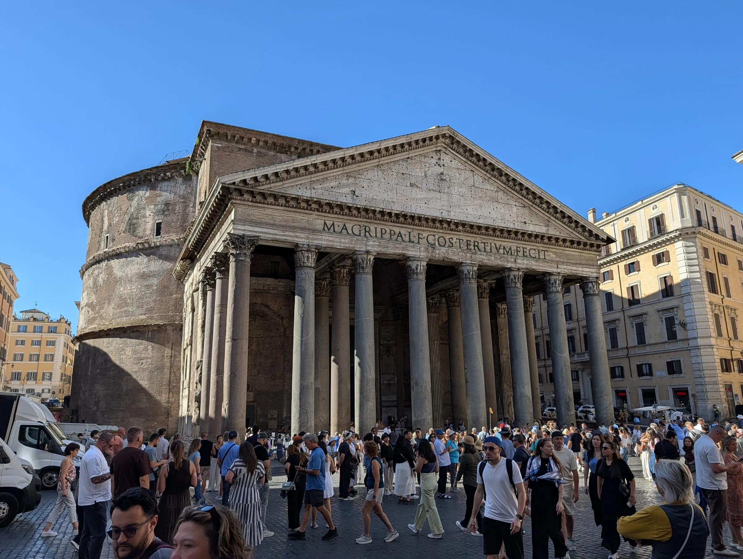 The Pantheon's portico
