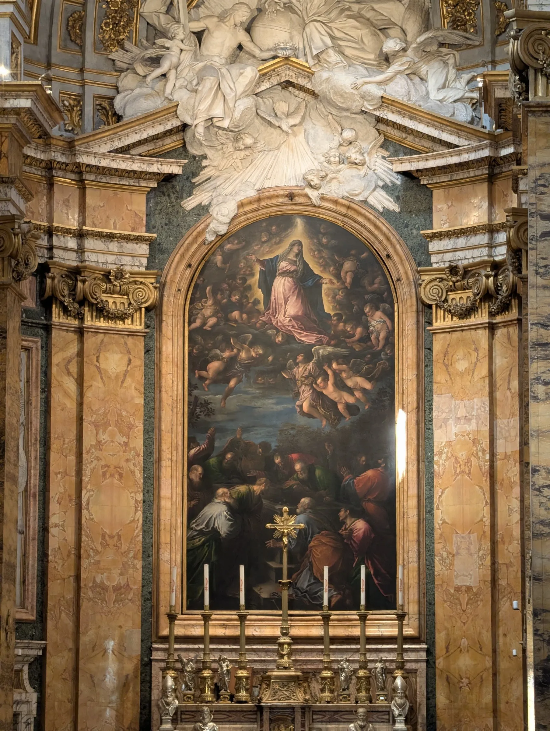 High altar at San Luigi dei Francesi