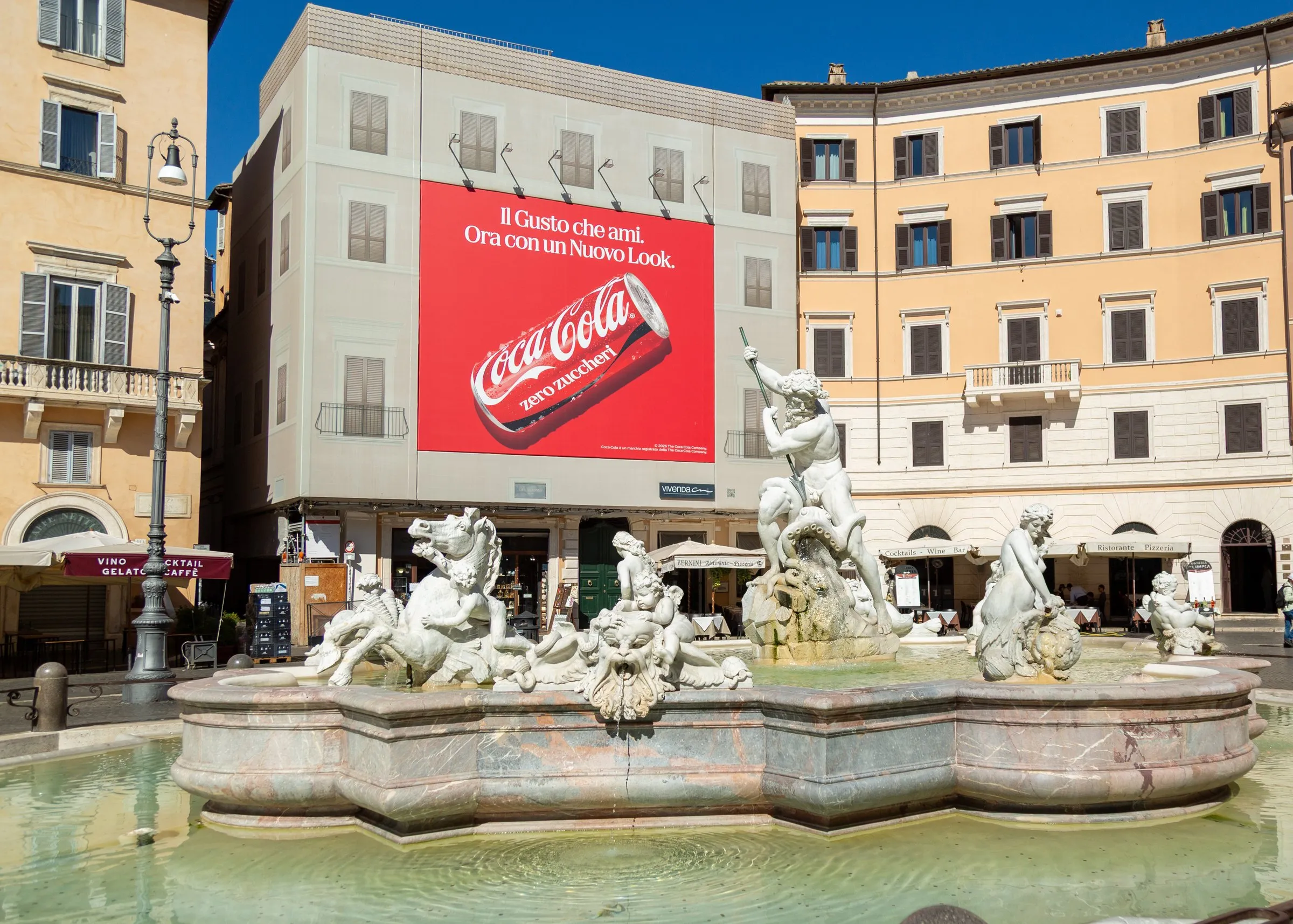The Neptune Fountain in Piazza Navona