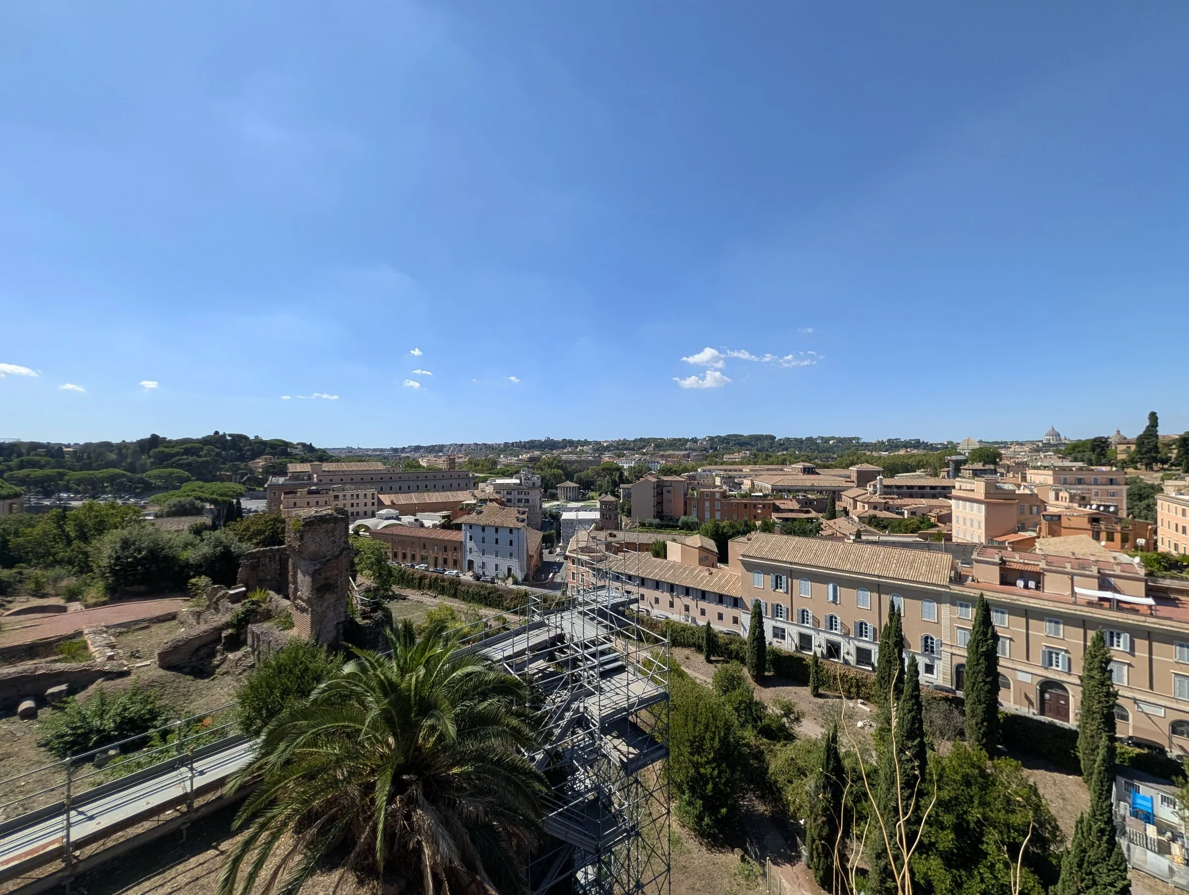 Rome from the top of the Palatine