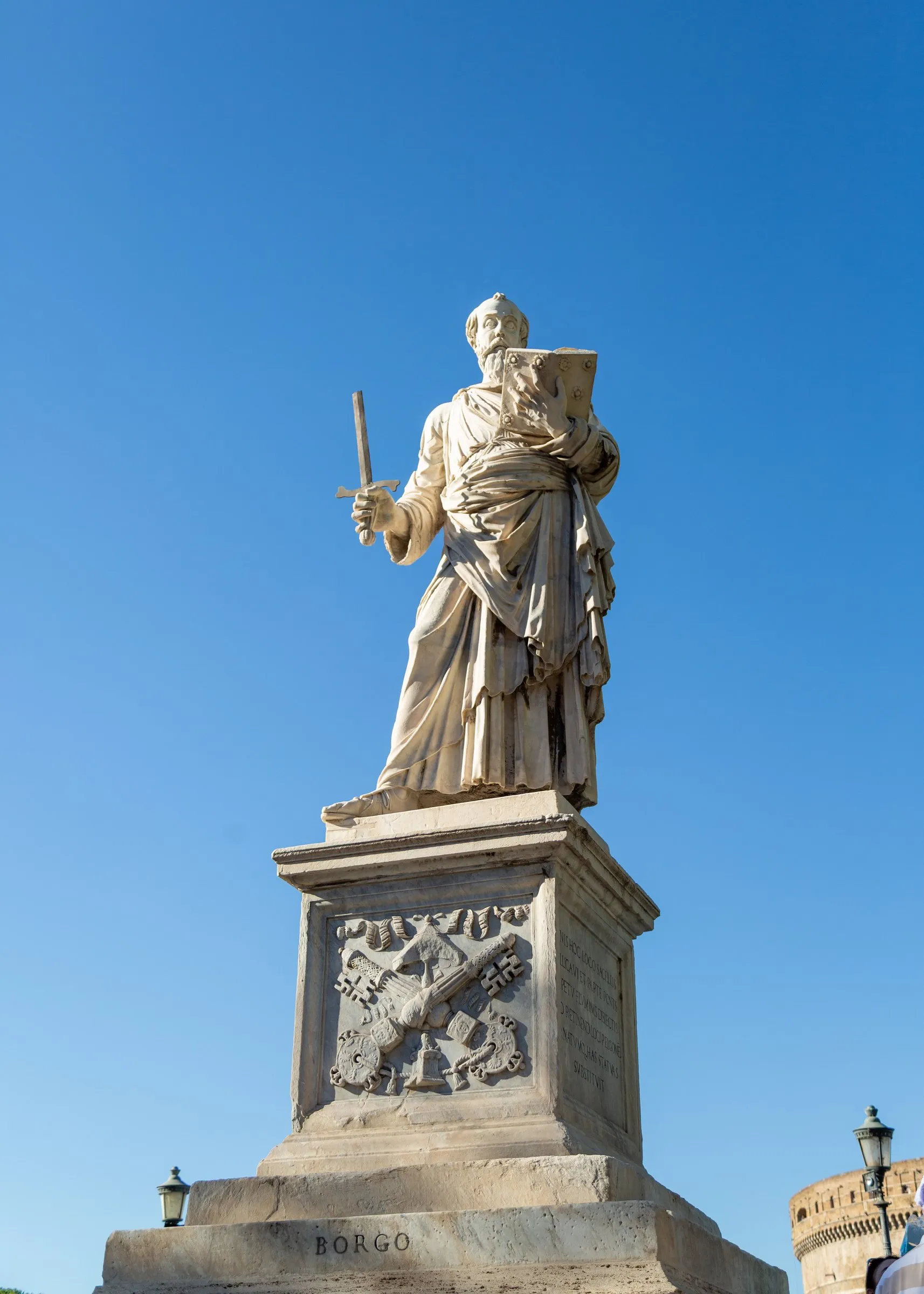 St. Paul at the end of the Ponte Sant'Angelo