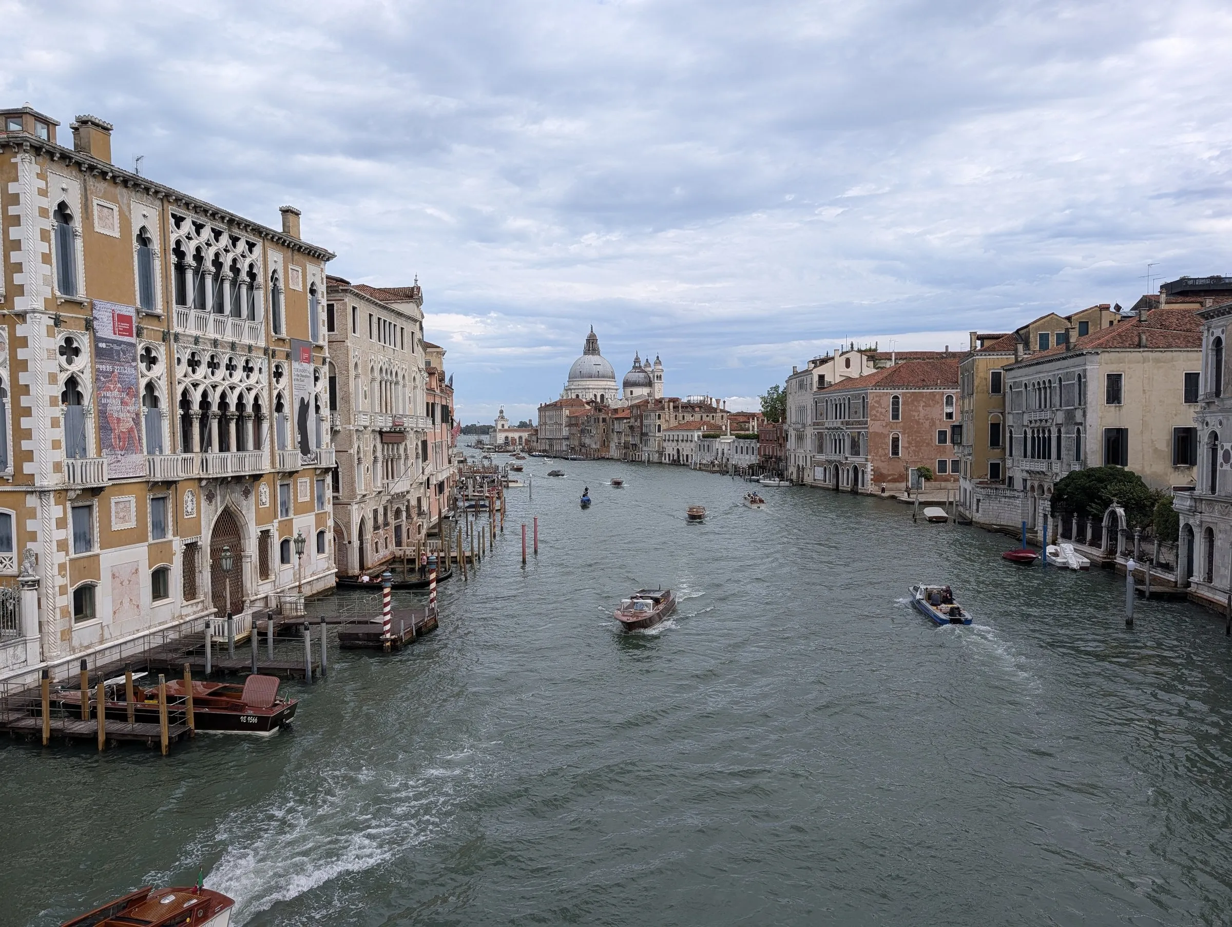 Grand Canal toward the Salute from the Accademia