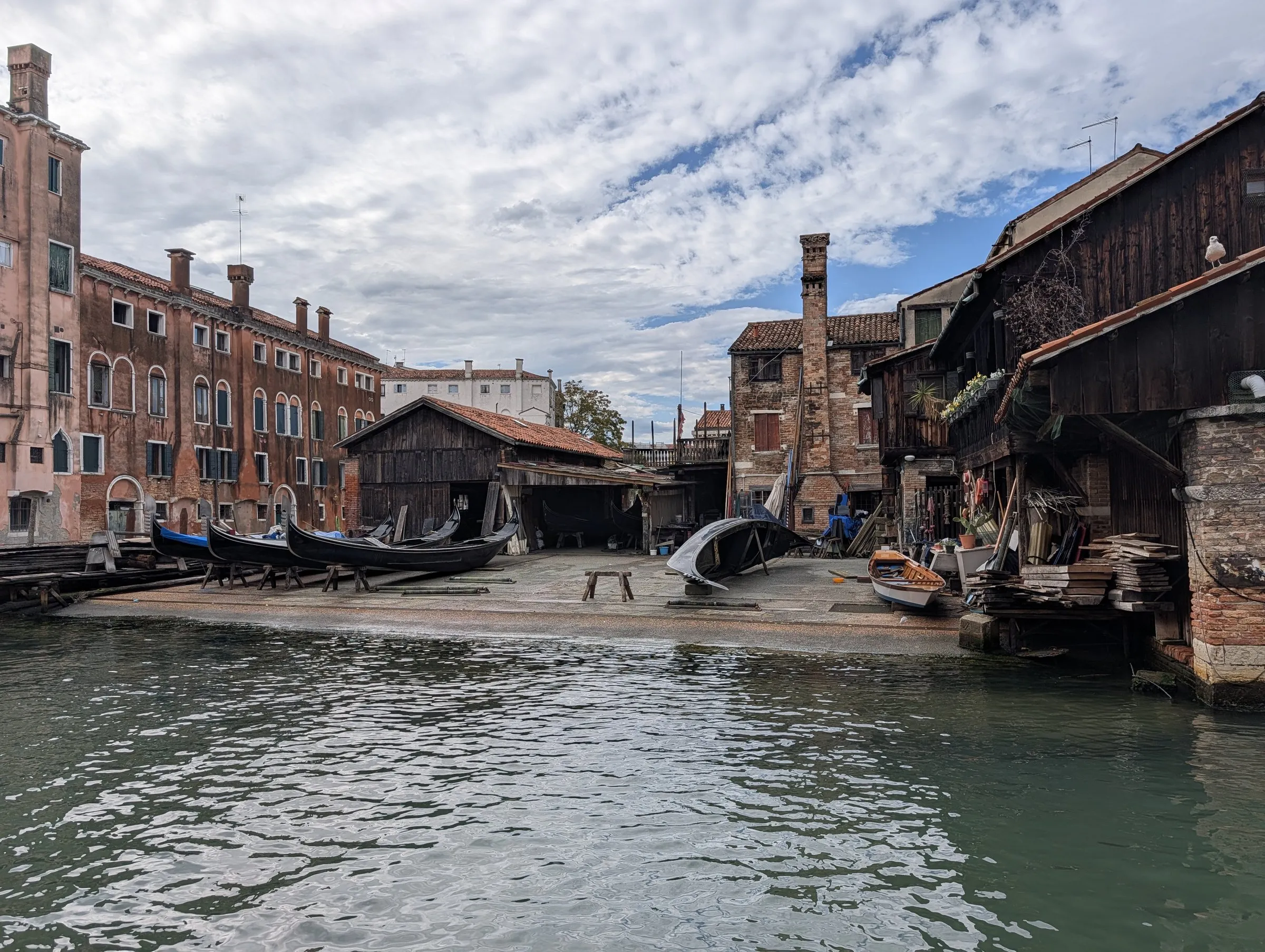 The San Trovaso squero, one of the last gondola yards