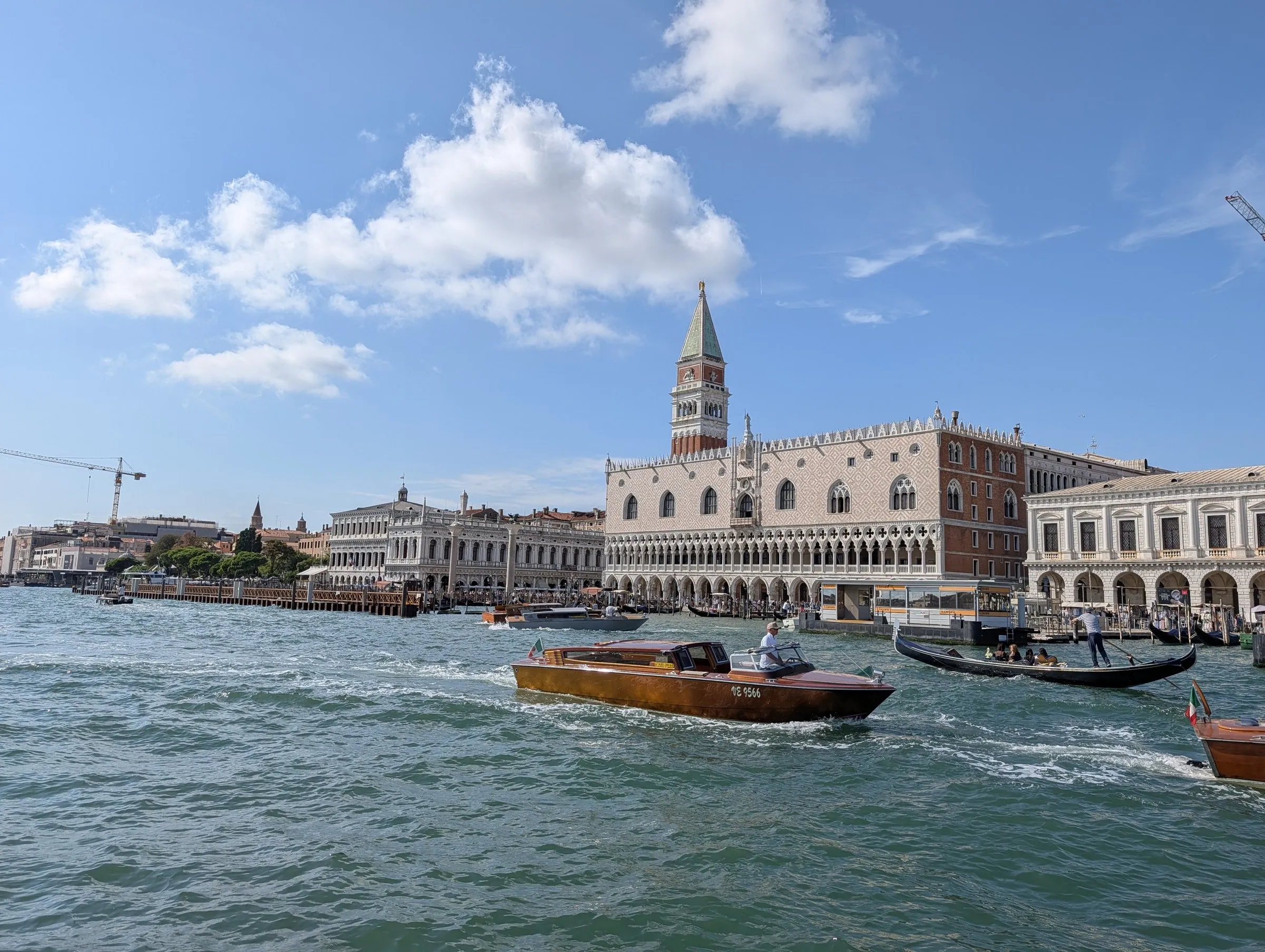 The Doge's Palace and campanile from the water