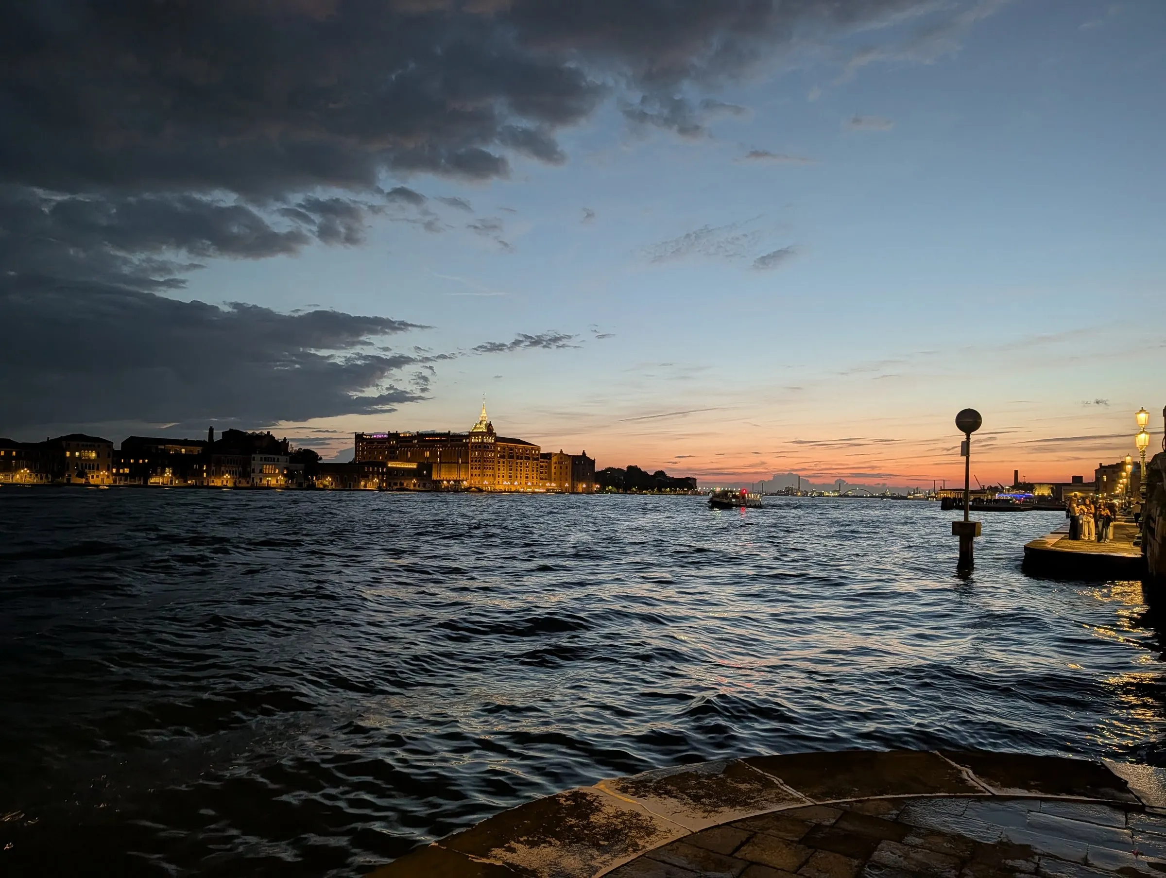 Sunset over the Giudecca Canal