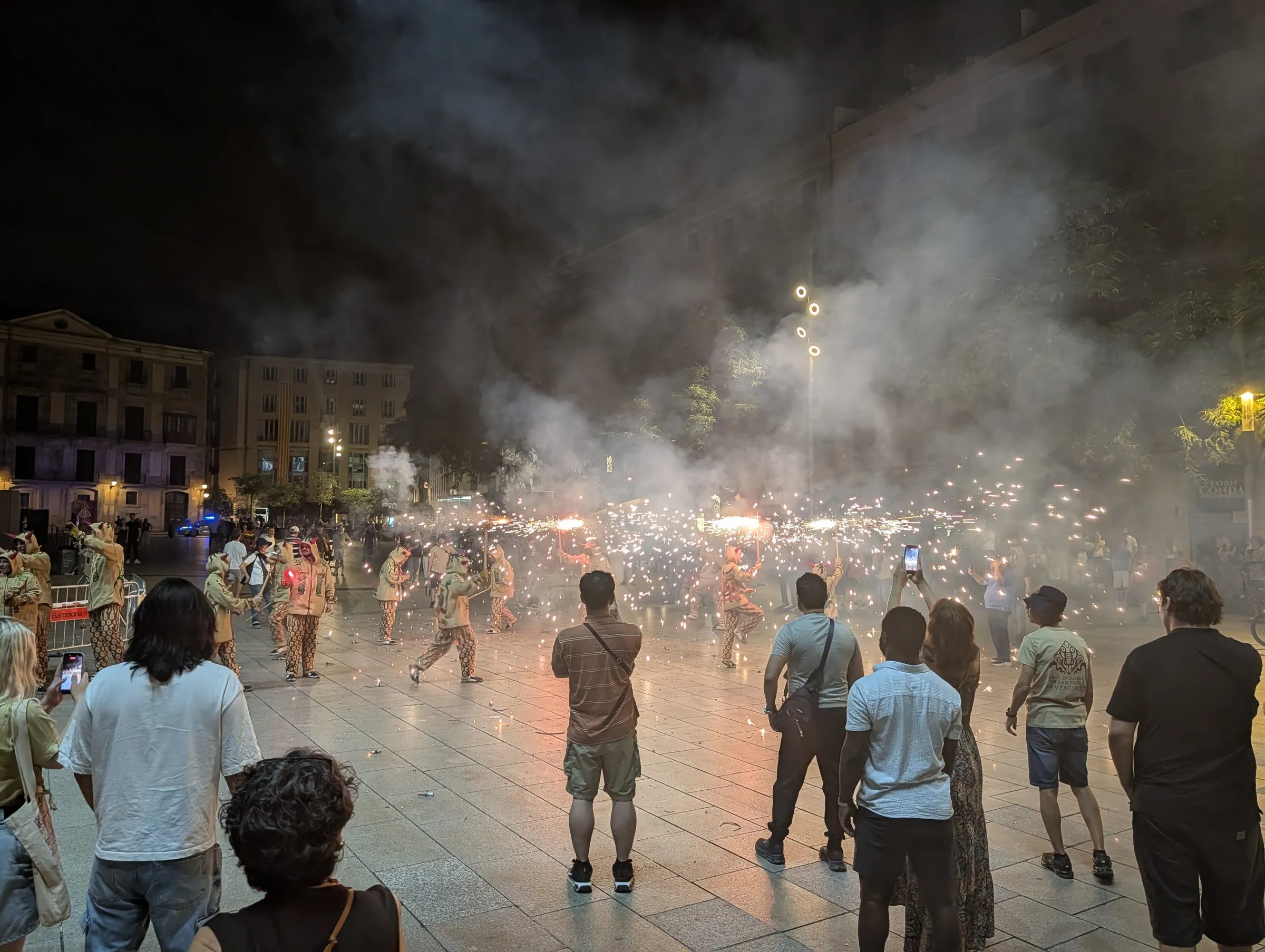 The correfoc in the square