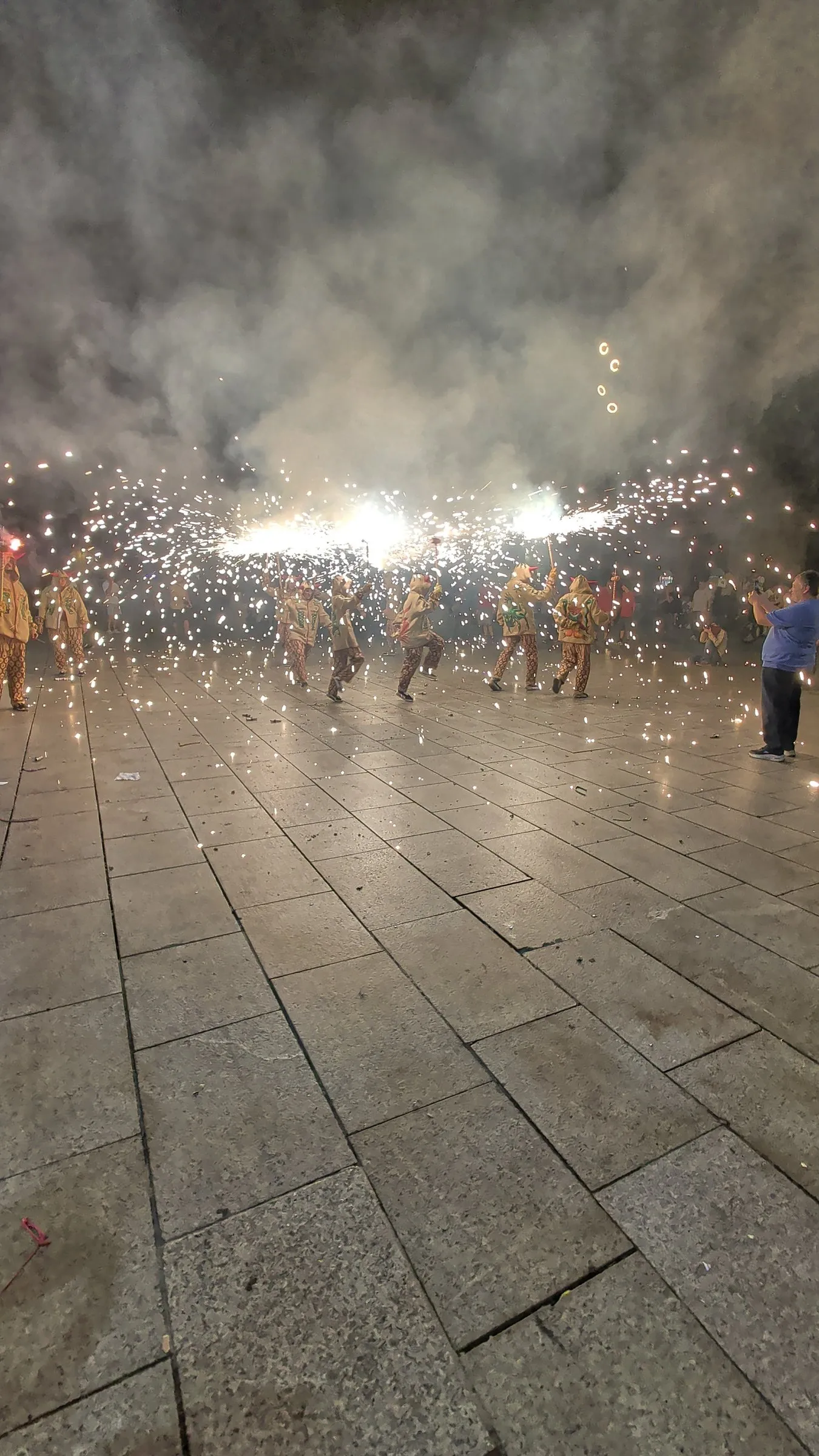 Dancing in the sparks