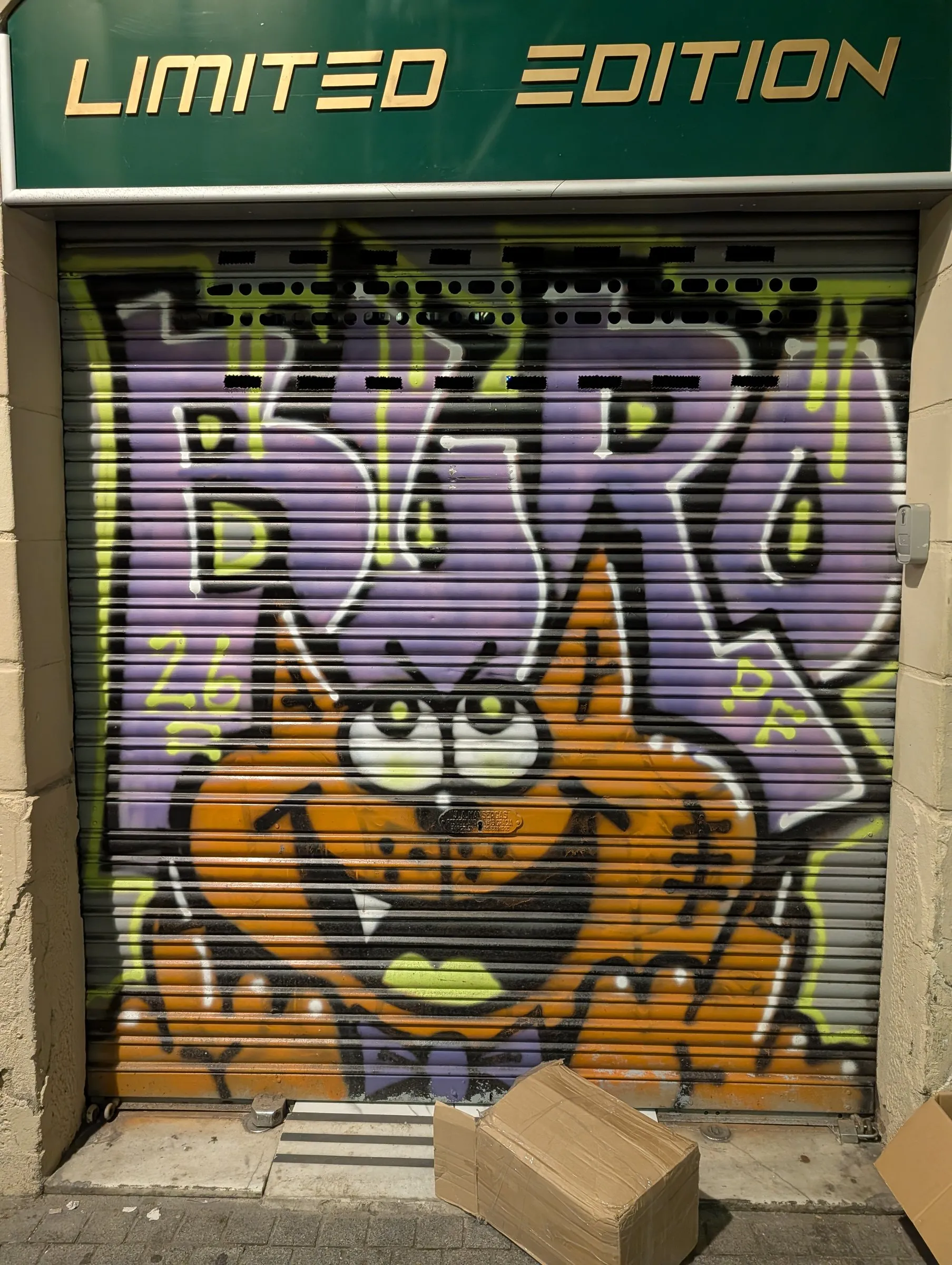 Painted shutter: Limited Edition