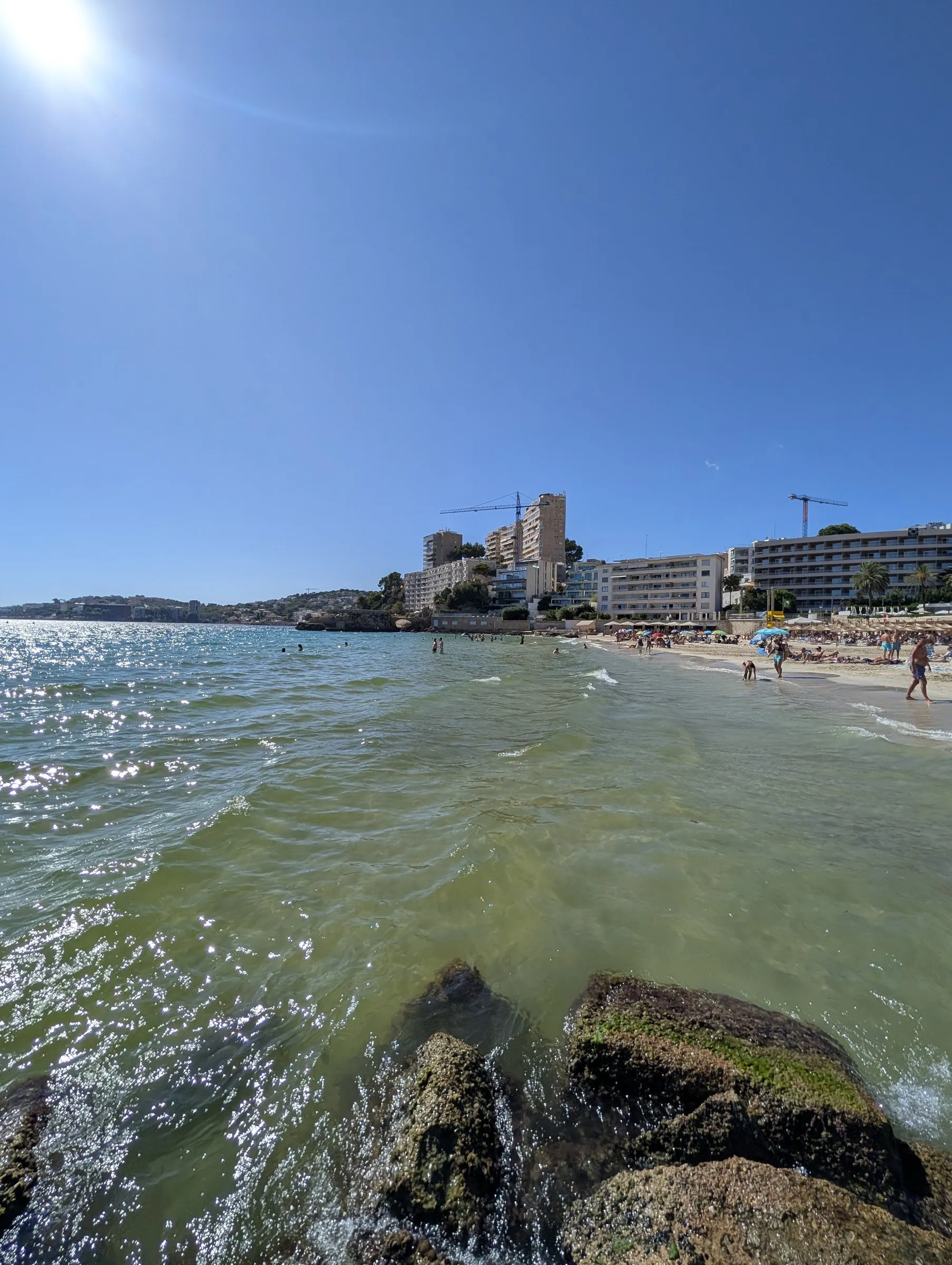 Cala Major from the rocks