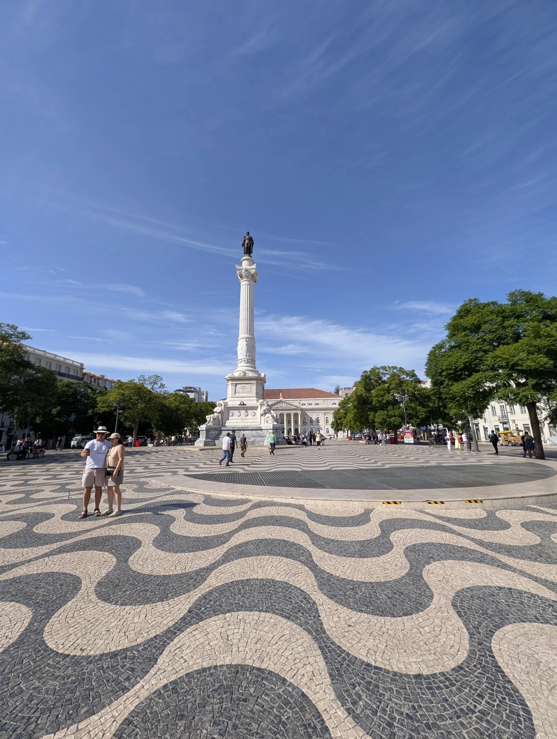 Rossio and the column of Pedro IV