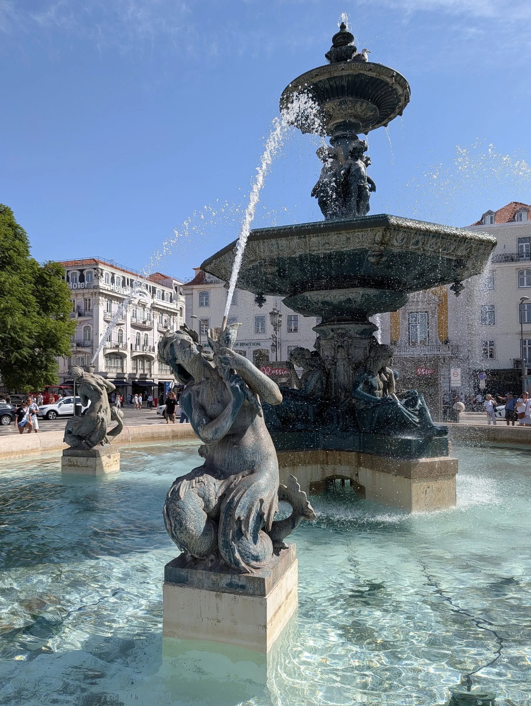 The fountain in Rossio