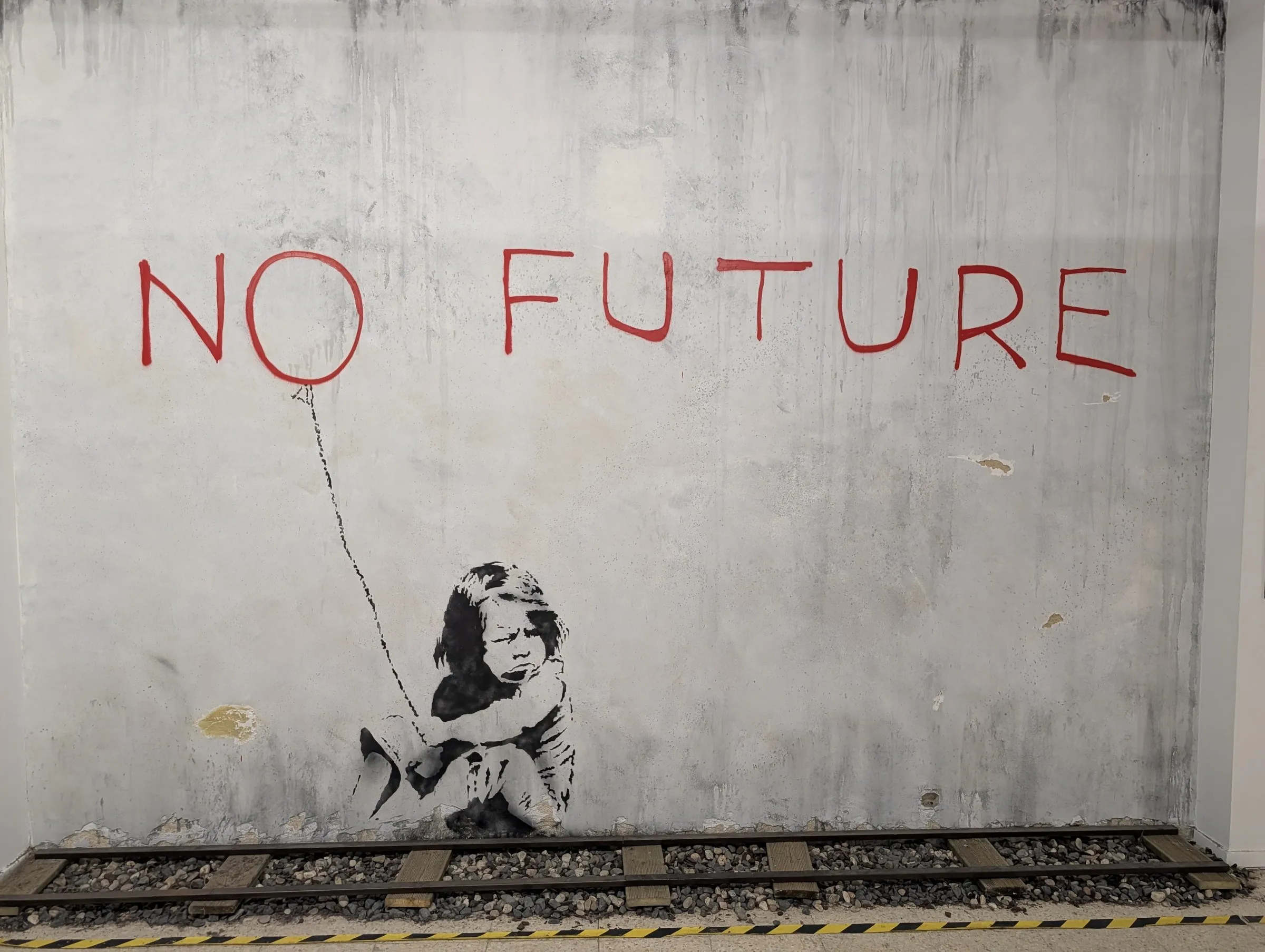 Banksy: "No Future" girl with balloon