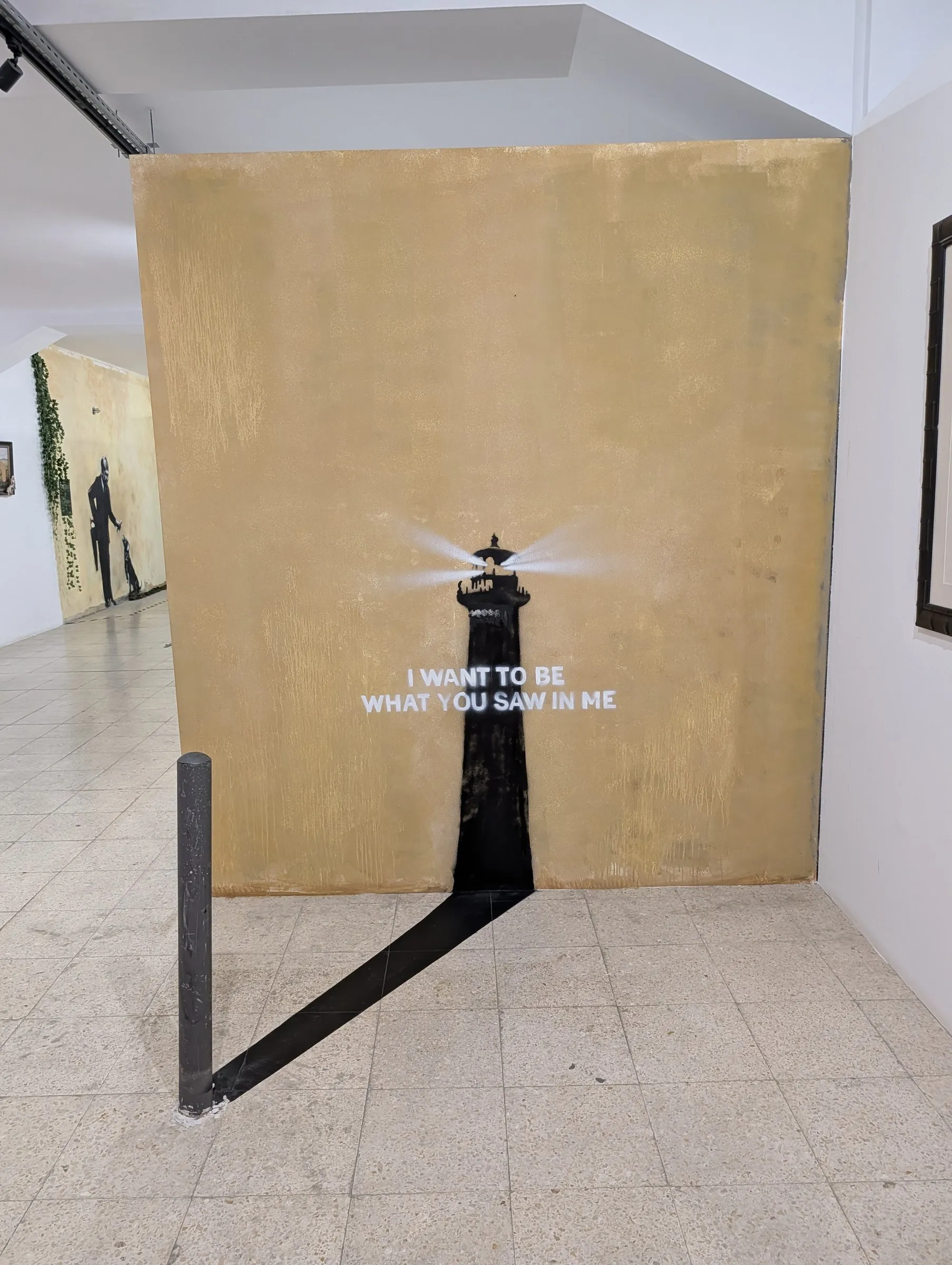 Banksy: "I want to be what you saw in me"