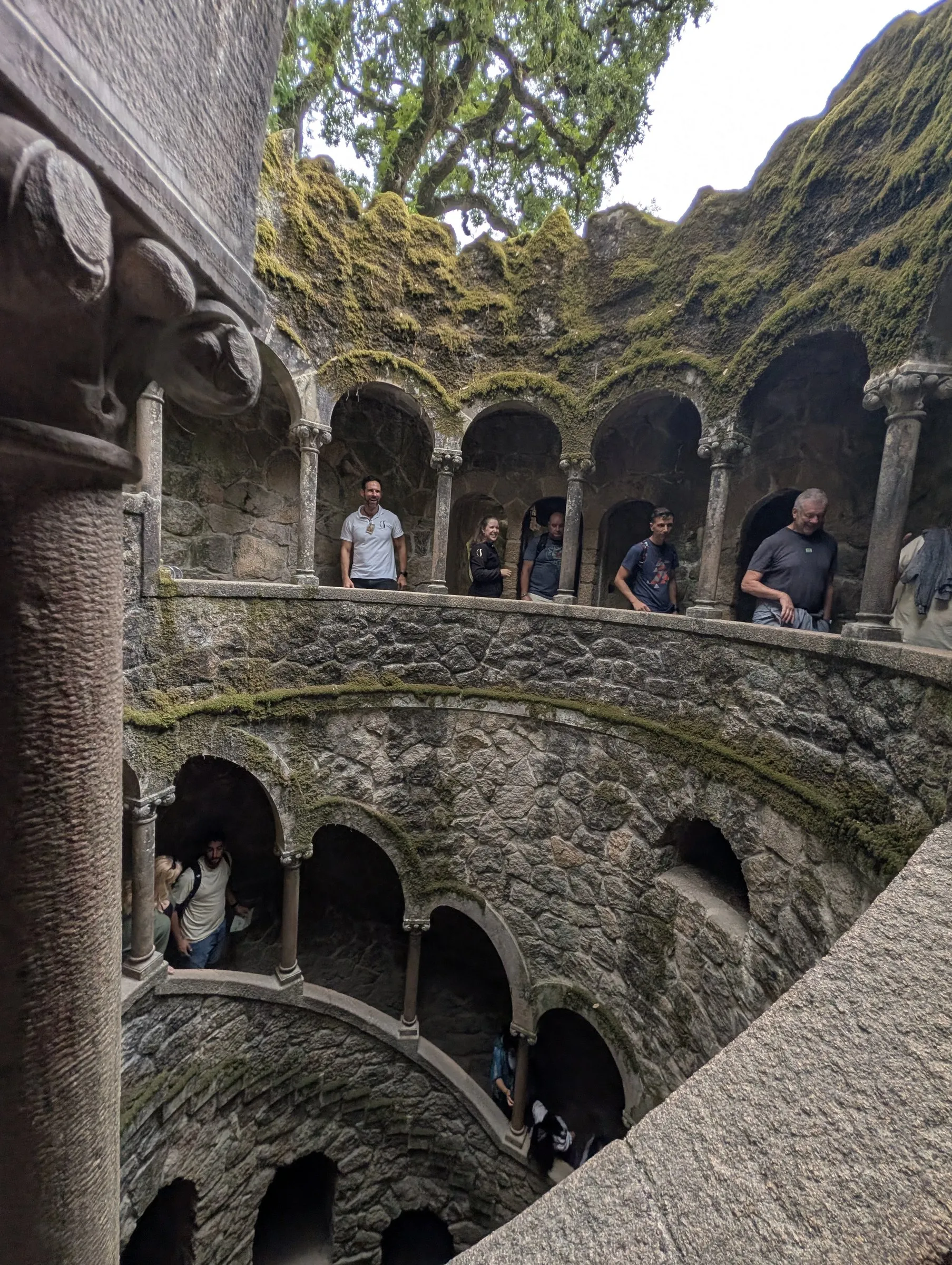 The Initiation Well's spiral galleries