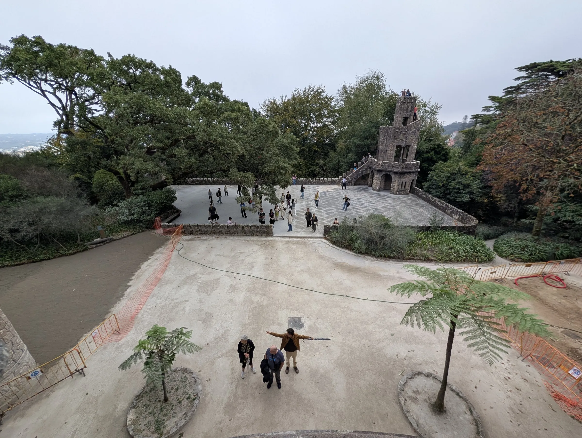 Regaleira's terrace and tower