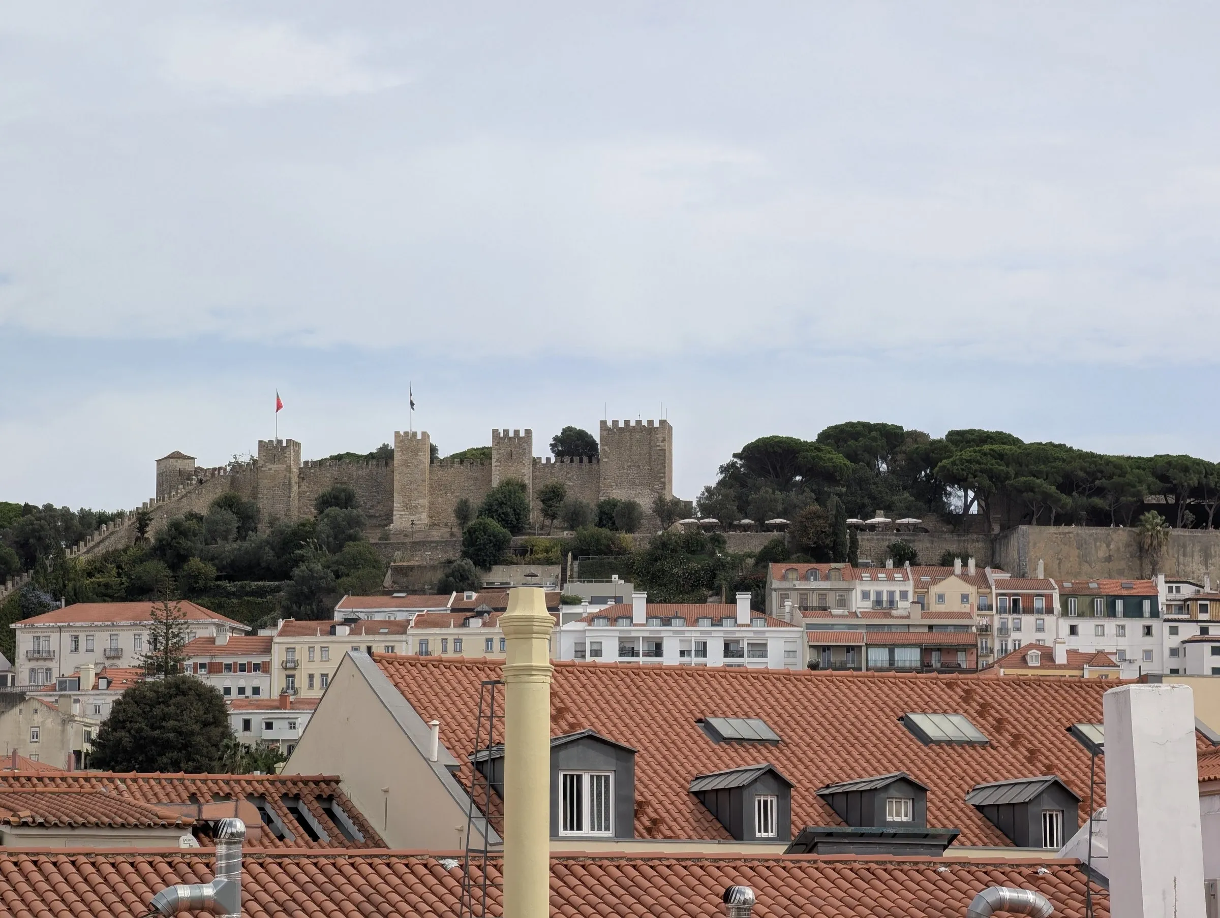 Castelo de São Jorge from the Baixa