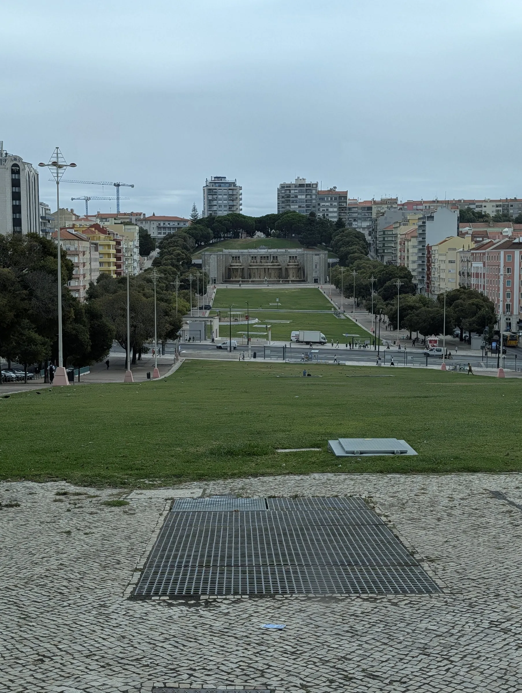 The view down the Alameda