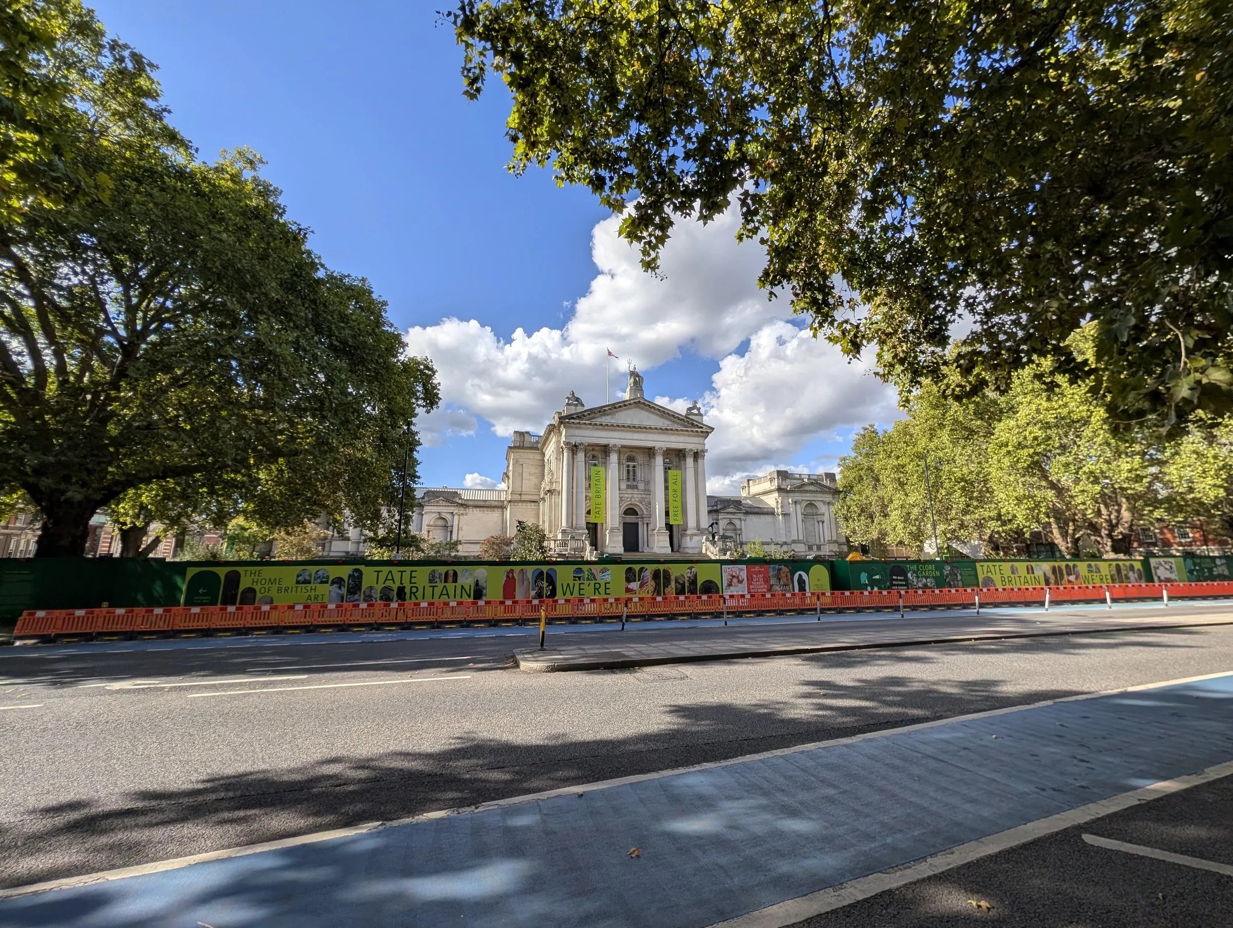 Tate Britain, the end of the loop