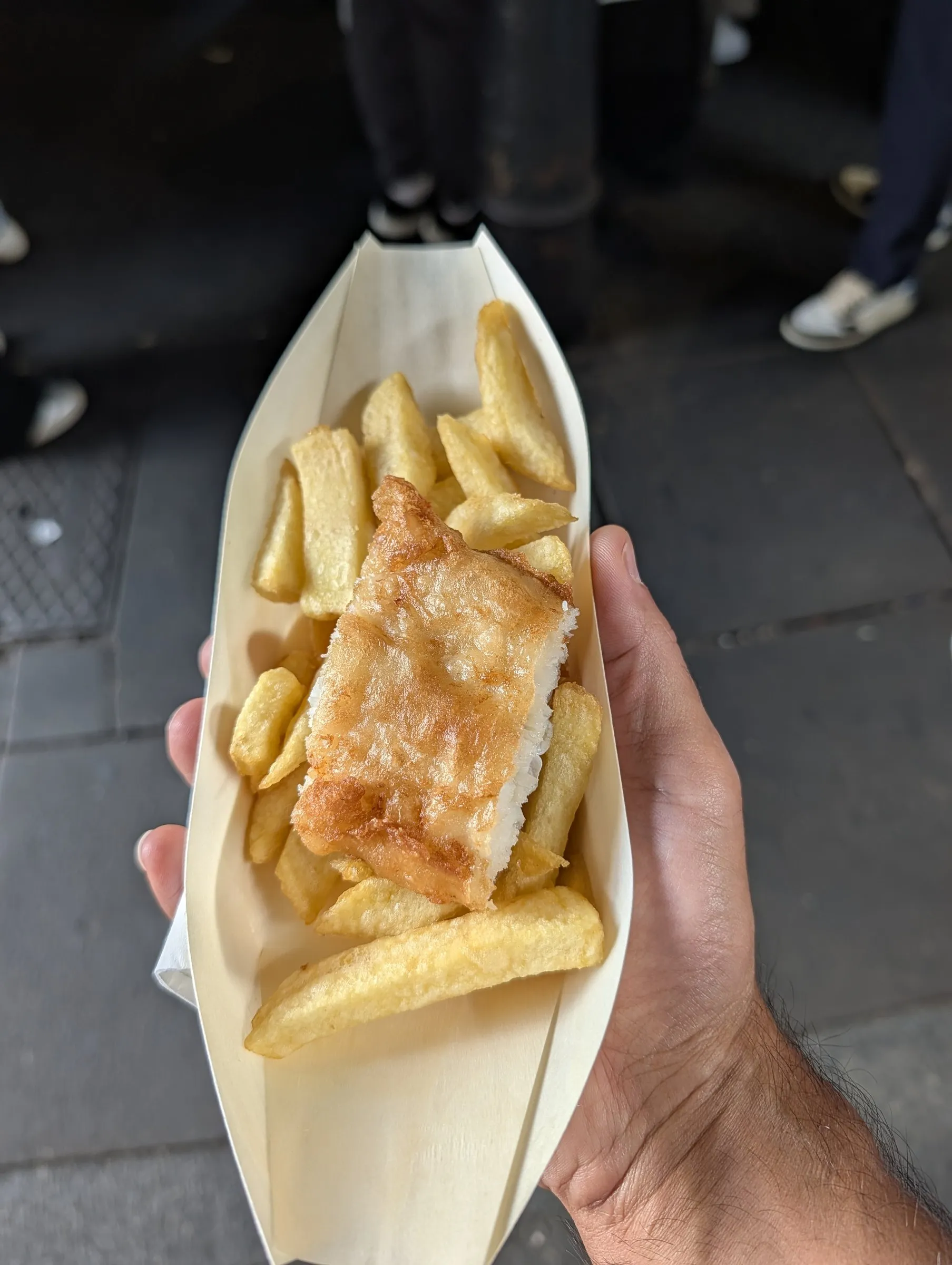 Fish and chips on the tour