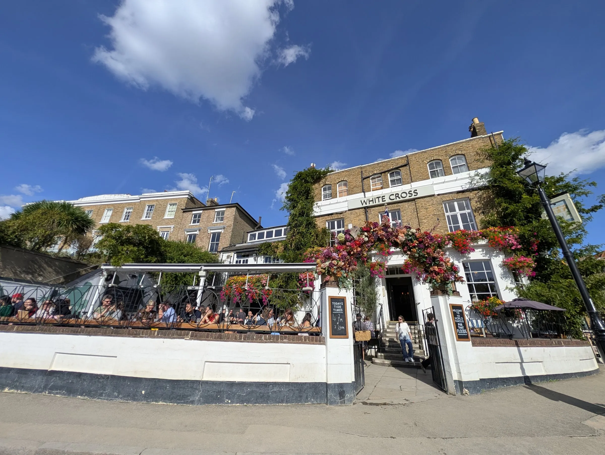 The White Cross terrace