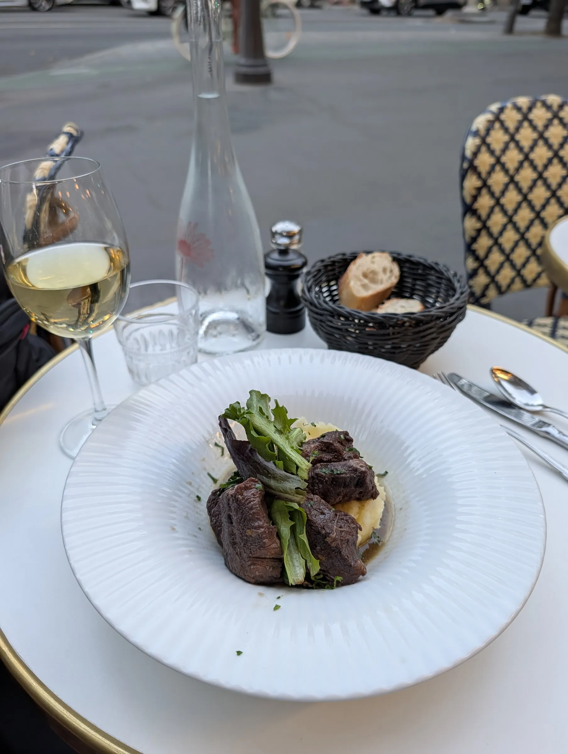 Steak for the last dinner in Europe